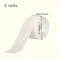 3rolls，厨房和浴室防水胶带，洗手盆马桶防水胶带，便于裁剪，万圣节、圣诞节家居用品